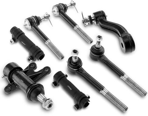 A-Premium 8Pcs Front Suspension Kit, Inner & Outer Tie Rod End Idler Arm (Bracket), Compatible with 1993-2000 - Chevy & GMC & Cadillac - Tahoe Blazer K1500/K2500 (Suburban) K3500 Yukon Escalade in Saudi Arabia