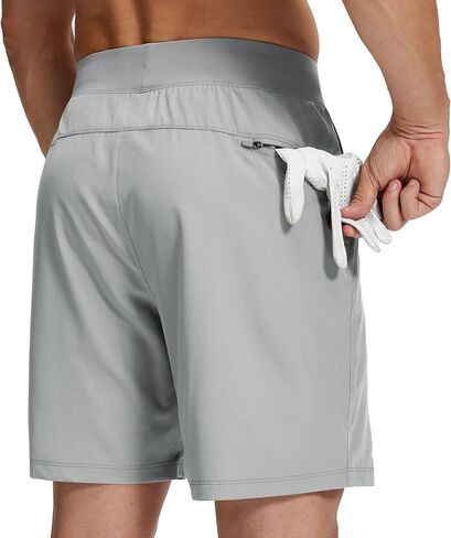 Willit Men's Golf Shorts Quick Dry Athletic Shorts Lightweight Hiking Workout Casual Shorts with Pockets 7" in Saudi Arabia