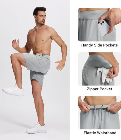 Willit Men's Golf Shorts Quick Dry Athletic Shorts Lightweight Hiking Workout Casual Shorts with Pockets 7" in Saudi Arabia
