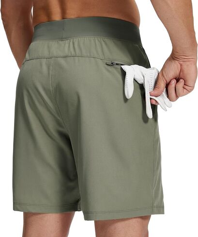Willit Men's Golf Shorts Quick Dry Athletic Shorts Lightweight Hiking Workout Casual Shorts with Pockets 7" in Saudi Arabia
