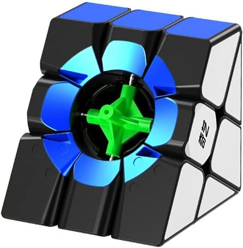 QY Windmill Cube Twisty 3x3 Black Magic Cube 3x3x3 Speed Cube Puzzle in Kuwait