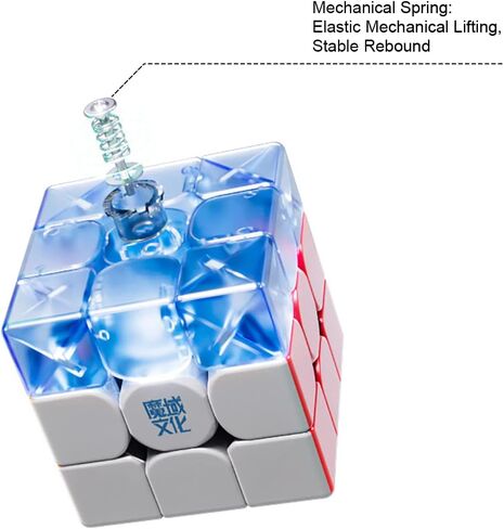 Moyu Weilong WRM V9 2023 مكعب سرعة مغناطيسي 3x3، مكعب سرعة بدون ملصقات Moyu Weilong لغز المكعب السحري المغناطيسي in Kuwait