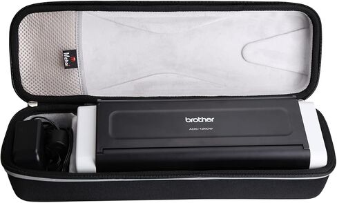 حقيبة حمل مقاومة للصدمات من Mchoi متوافقة مع Brother ADS-1700W / ADS-1250W / ADS-1200 / RADS1200، الماسح الضوئي المكتبي اللاسلكي المدمج، حافظة فقط in Saudi Arabia