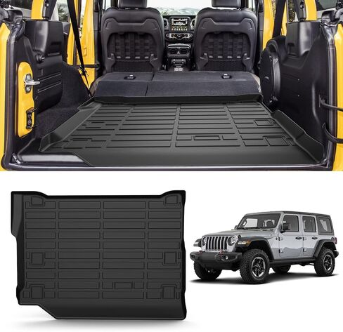 Trunk Mat Fit for Toyota 4Runner 5-Seat 2010-2024, MERXENG Car Trunk Protector All-Weather Rear Cargo Area Mat Protective Floor Mat for Toyota 4-Runner 5-Seat 2010-2024 in Saudi Arabia