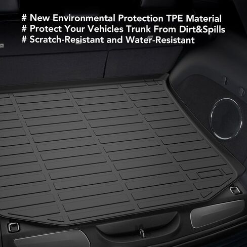 Trunk Mat Fit for Toyota 4Runner 5-Seat 2010-2024, MERXENG Car Trunk Protector All-Weather Rear Cargo Area Mat Protective Floor Mat for Toyota 4-Runner 5-Seat 2010-2024 in Saudi Arabia