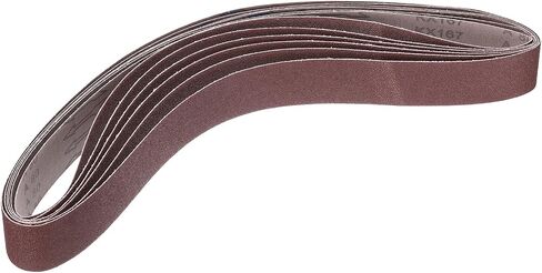 6pcs 60 Grits Aluminum Oxide Sanding Belts 2" x 48" Ring Abrasive Belts Metal Polished Sandpaper for Belt and Disc Sander in Saudi Arabia