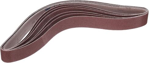 6pcs 60 Grits Aluminum Oxide Sanding Belts 2" x 48" Ring Abrasive Belts Metal Polished Sandpaper for Belt and Disc Sander in Saudi Arabia