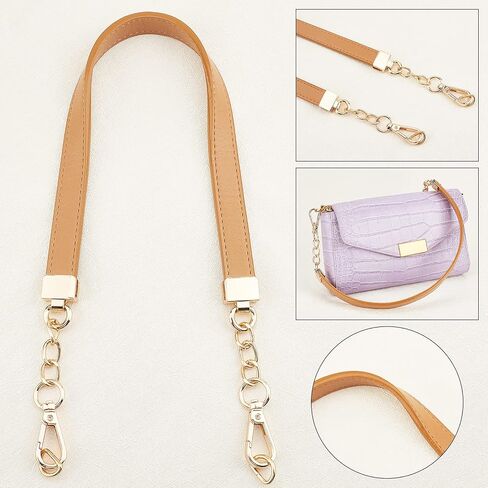 SUPERFINDINGS 1pc Black Imitation Leather Bag Straps 24.6x0.8 inch Purse Replacement Straps Adjustable Crossbody Strap with Alloy Swivel Clasps for Bag Straps Replacement Accessories in Saudi Arabia