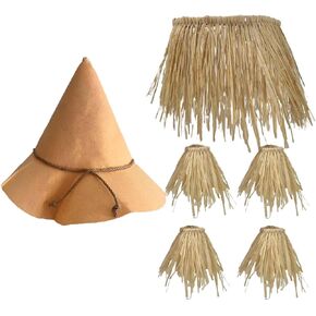 Halloween Scarecrow Costume Women Scarecrow Accessories Men Scarecrow Costume for Girls Boys