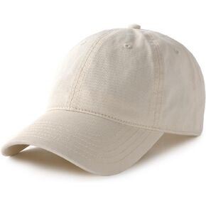 FURTALK Men and Women Vintage Washed Distressed Cotton Baseball Cap Plain Blank Adjustable Classic Baseball Hat Cap