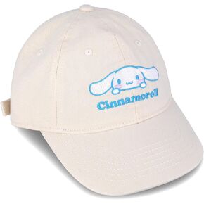 Anime Cinnamorol Cute Big Kids Baseball Cap Adjustable Cartoon Plush Baseball Hat for Women Men Cotton Dad Hat