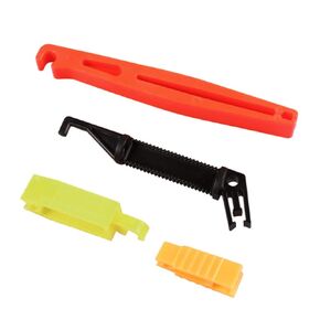 4 Piece Mini Blade Glass Fuse Insertion Puller Set Plastic Fuse Removal Kit Essential for Car, Motorcycle, and Truck Extraction Tool Replacement with Small Insulated Anti-Slip Handle