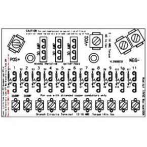 AP Products PARALLAX PWR PARALLAX POWER 367100002 11 Position Fuse Block