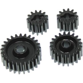 Redcat Racing RER11474 CNC Steel Gear Set for Gen 8 Scout II Transmission & Transfer Case, Black