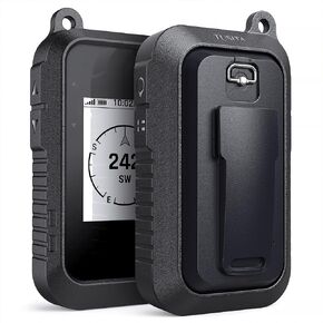 TUSITA Silicone Case Compatible with Garmin eTrex SE - Black