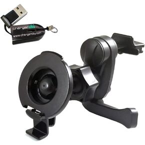 ChargerCity Simple-Lock Air Vent Holder Mount Bracket Cradle for Garmin Nuvi Drive Smart Assist GPS 51 55 56 57 57LM 58 60 61 65 66 67 68 2539 2557 2558 2559 2597 2598 2599 2689 2699 LM LMT GPS