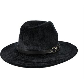 Black Felt Fedora Hat