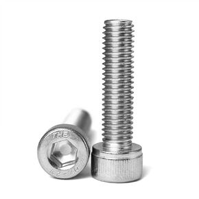M5 x 25mm Socket Head Cap Screws Bolts Stainless Steel 304 Metric Machine Hex Socket Screw, Allen Hex Drive, Fully Thread, 50PCS