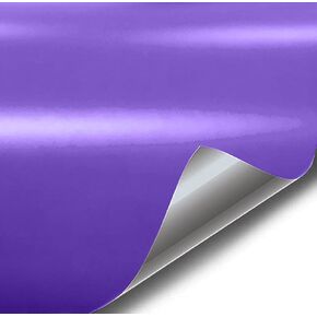 Matte Purple 60 Inches x 1 Foot Car Wrap Vinyl Roll with Air Release 3MIL-VViViD8