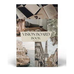 Tangobird Vision Board Book: Clip Art Images & Words in All Categories, for Visualizing Your Goals & Dream Life, Inspirational Pictures for Collage Making & Scrapbooking