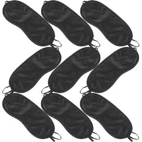 FOMIYES 16Pcs Disposable Eye mask Eye mask Patches blindfolds for Party Game Pajama Party Supplies Eye Shade Sleeping mask Sleep Blindfold Reusable Eye Man Shoulder Strap aldult Polyester