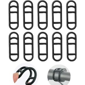 10 Pcs Bicycle Silicone Band Bike Mount, Cycling Light Silicone Band Mount Holder, Bike Light Strap for Flashlights Cell Phones Speaker Lights Holder Bicycle Handlebar, 70 x 24 mm