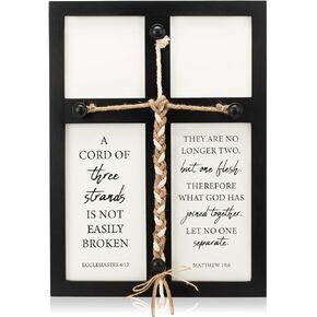 A Cord Of Three Strands Wedding Ceremony Sign, 17" X 23", Unity Braid For Wedding Ceremony, Wedding Unity Ideas, Unity Ceremony Ideas, Unique Wedding Ceremony Unity Gift Or Anniversary