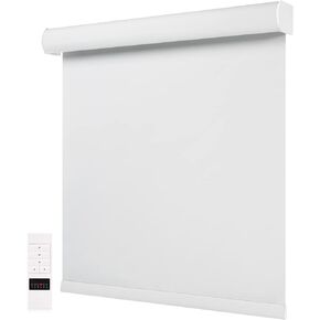 Motorized Shades Light Filtering Blackout Roller Blinds Powered Rechargeable Battery Silent Motor Smart Blind for Hotel Living Room Bedroom Office Custom Size (Fabrics Samples)