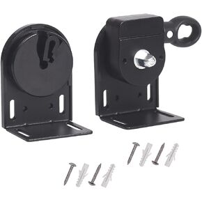 Cordless Crank Kit, Crank Solar Shade Mounting Hardware - Cordless Replacement Coversion Kit for Exterior Cordless Roller Shades Outdoor Blinds (Black)