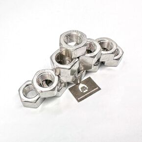 Stainless Steel SS304 7/16"-20 UNF HEX NUT Unified National Fine Series (Pack of 25pcs, 7/16"-20 Hex nut)