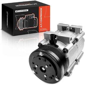 A-Premium AC Compressor with Clutch Compatible with Ford Mustang 4.0L 2007-2010, with FS18 Compressor, 6 Grooves