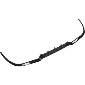 Front Bumper Chin Front Lip Spoiler Universal for A3 A4 A6 Glossy Black 3PCS Front Bumper Splitter Tough Delicate Corners Bumper Lip Spoiler (Glossy Black)