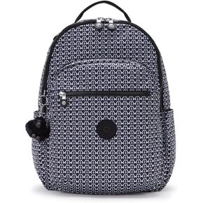 Kipling Women's Seoul 15" Laptop Backpack, Durable, Roomy with Padded Shoulder Straps, Built-in Protective Sleeve, Garden Shimmer, 13.75''L x 17.25''H x 8''D