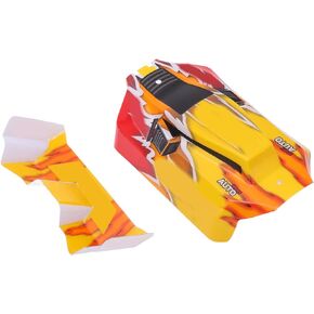 Qiilu Remote Control Car Shell Rc Car Body Shell for Wltoys PVC Rc Car Body Shell Tail Wing for Wltoys 144001 144010 1 14 Remote Control Car Upgrade Part