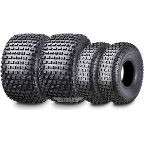 WANDA Set of 4 UTV ATV tires 20x7-8 & 22x11-8 4PR for 89-04 Suzuki Quadrunner LT160
