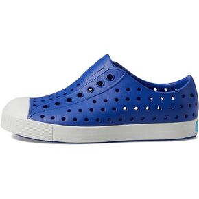 Native Shoes Kids Jefferson (Little Kid/Big Kid) - Shoes for Kids - EVA Upper - EVA Lining and Insole Adventure Blue/Shell White 11 Little Kid M