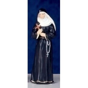 Roman Giftware Inc., Patrons & Protectors, 3.75" H ST Rita Figure,Religious, Inspirational, Durable (4x1x3)