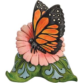 Enesco Jim Shore Heartwood Creek Four Seasons Mini Monarch Butterfly Figurine 4 Inch