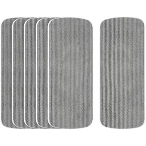 loukin Replaceable Dry Erase Eraser, Magnetic Whiteboard Eraser with 3 Replaceable Felt Pads, 4-in-1 Glass Whiteboard Erasers(Gray), One Bottle of 3.4 oz Whiteboard Cleaner Included