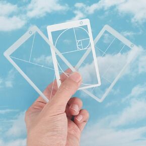 3pcs Golden Ratio View Finder 3 Styles Photo Composition Tool Fibonacci Viewer Photography Artist Viewfinder Rule of Thirds Composition Tool for Photography Painting Sketching Drawing