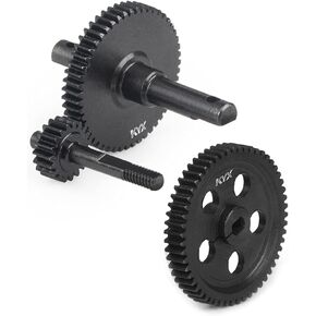 KYX Racing Hardened Steel Transmission Gear Set Gearbox Gear Set Upgrades Accessories for 1/24 RC Crawler Car Axial SCX24 Deadbolt JLU C10 B-17