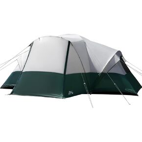 Tents for Camping, 11 Person Camping Tent with Vestibule, Water Resistant Large Dome Camping Tents, Tunnel Tent with Rainfly and Carry Bag, Easy Setup, Big Family Tents for Camping and Backyard