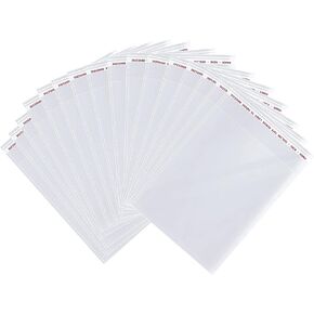 11" x 14" Large Resealable Cellophane Bags 300 pcs, Self Sealing Clear Bags for Packaging Products Self-adhesive Cello Bags for Clothes, T-shirts, Pants and Gifts, 300 ct in Bulk