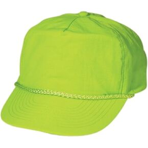 Cameo Nylon Crinkle Hat, Neon Green, 58 cm