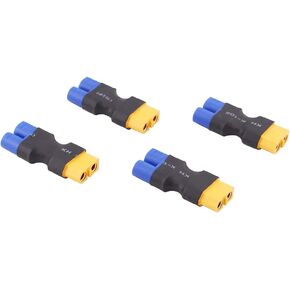BDHI 4 قطعة ذكر EC3 إلى XT60 / XT-60 شاحن أنثي لبطارية ليبو تاكون (B110-4)