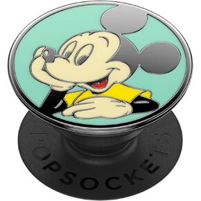 PopSockets: Phone Grip with Expanding Kickstand, Pop Socket for Phone - Enamel 80s Mickey