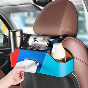 Car Seat Back Organizers For BMW X5 X3 X7 X6 X4 X2 X1 1 2 3 4 5 6 7 Series Fit BMW Interior Accessories