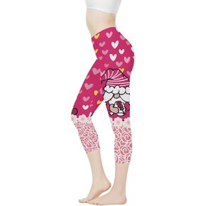 Belidome Novelty Leggings Capris Pants 3D Printed XS-3XL for Women Adult Summer Fitness Yoga Jogging Cycling