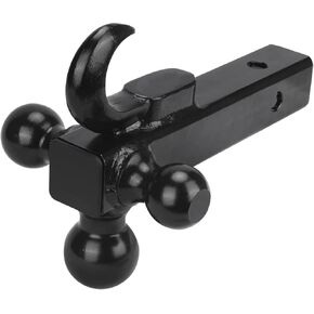 حامل وصلة مقطورة ثلاثي الكرات مقاس 2 بوصة مع خطاف سحب ودبوس، ثلاثي الكرات (1-7/8 بوصة، 2 بوصة، 2-5/16 بوصة)، لجهاز استقبال وصلة سحب الشاحنة الصغيرة in Kuwait