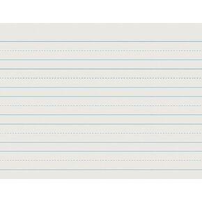 School Smart - 85348 Skip-A-Line Ruled Writing Paper, 1 Inch Ruled Long Way, 10-1/2 x 8 Inches, Pack of 500,White